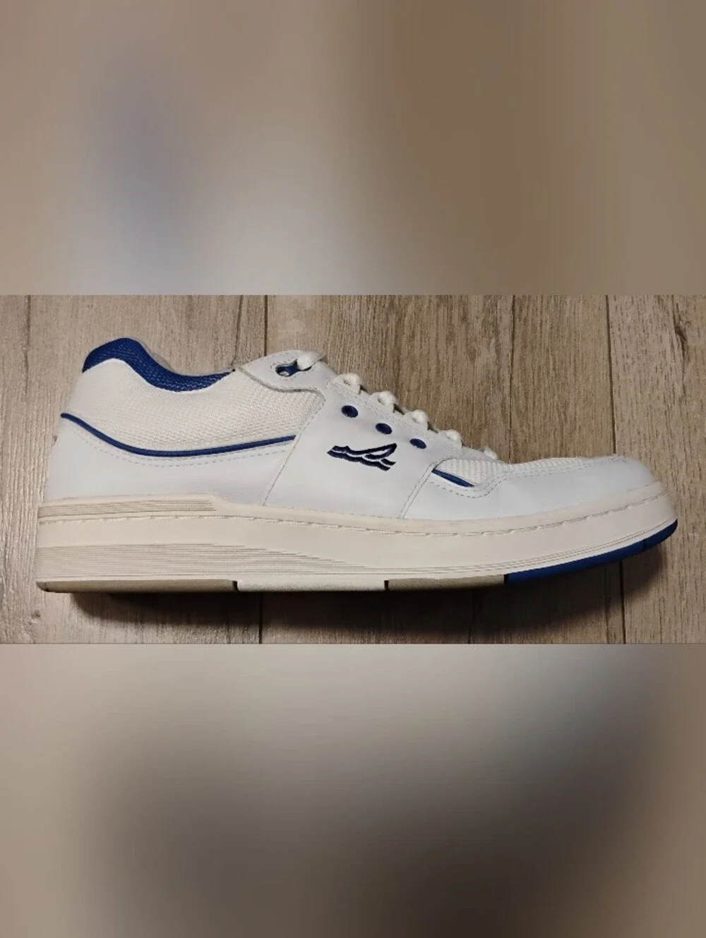Sperry U.S. 12 Top-Sider Men's Size 10.5 M White Leather Sneaker Sample Shoes